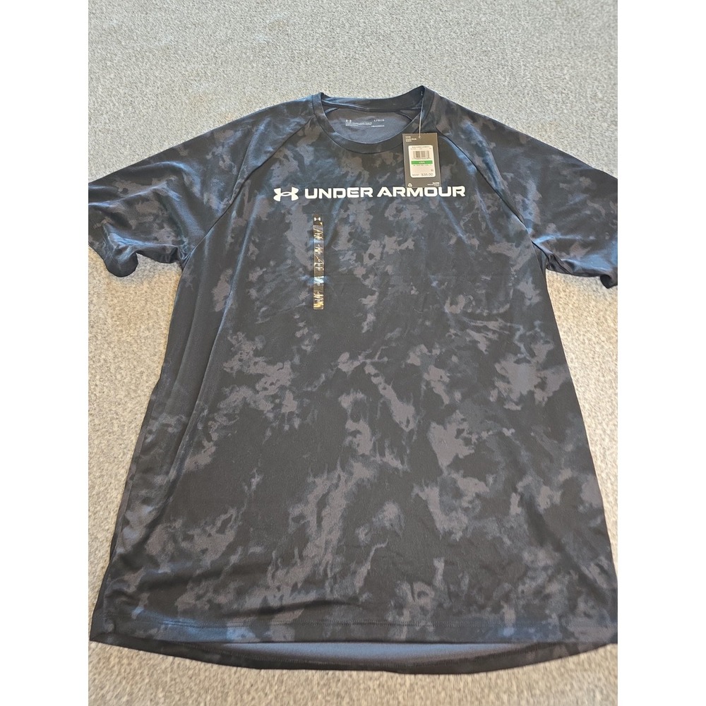 Under Armour Loose Fit Mens Large Black Shirt